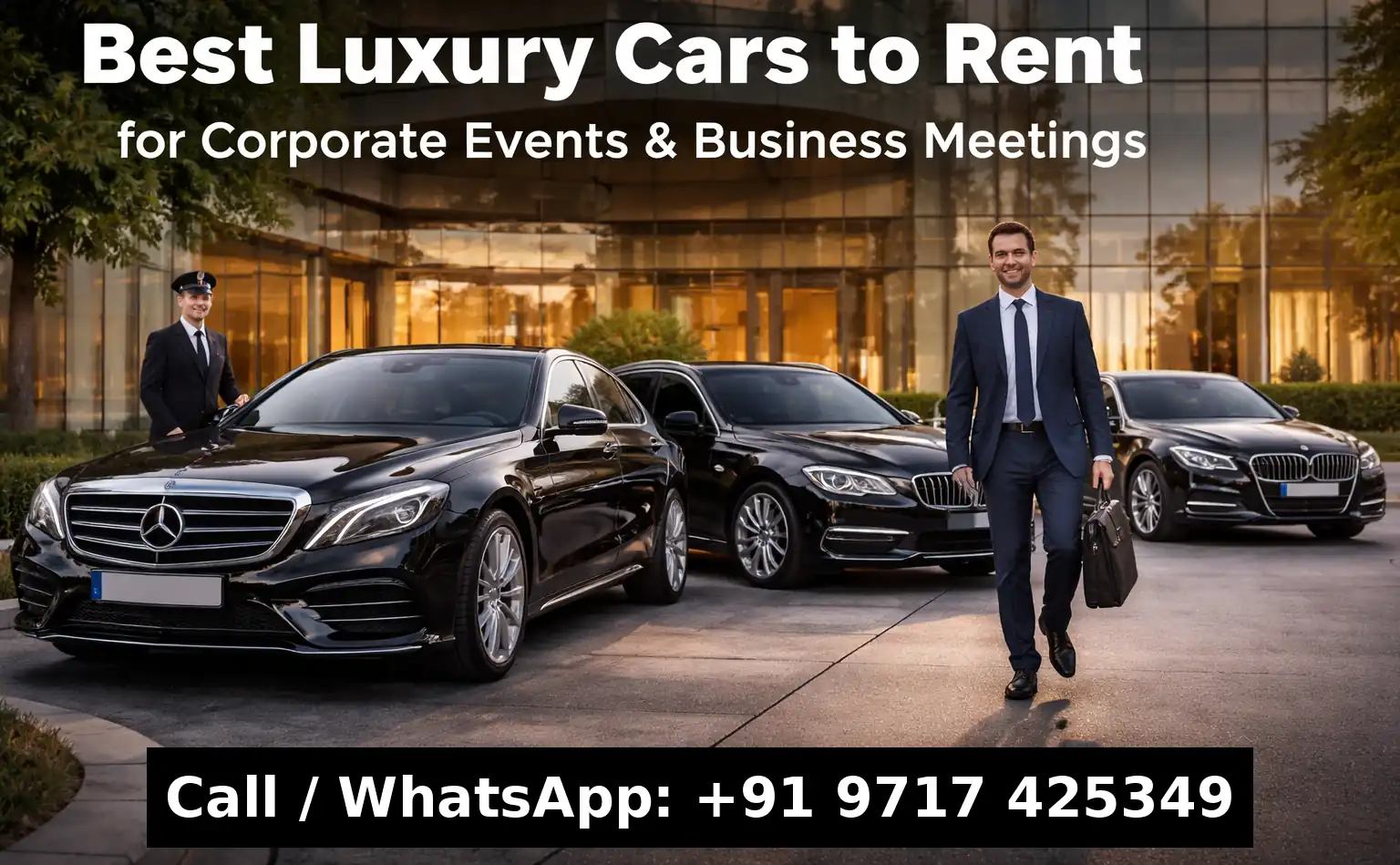 Best Luxury Cars to Rent for Corporate Events and Business Meetings